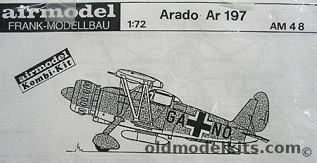 Airmodel 1/72 Arado Ar-197 Carrier Based Fighter Bagged, AM 48 plastic model kit